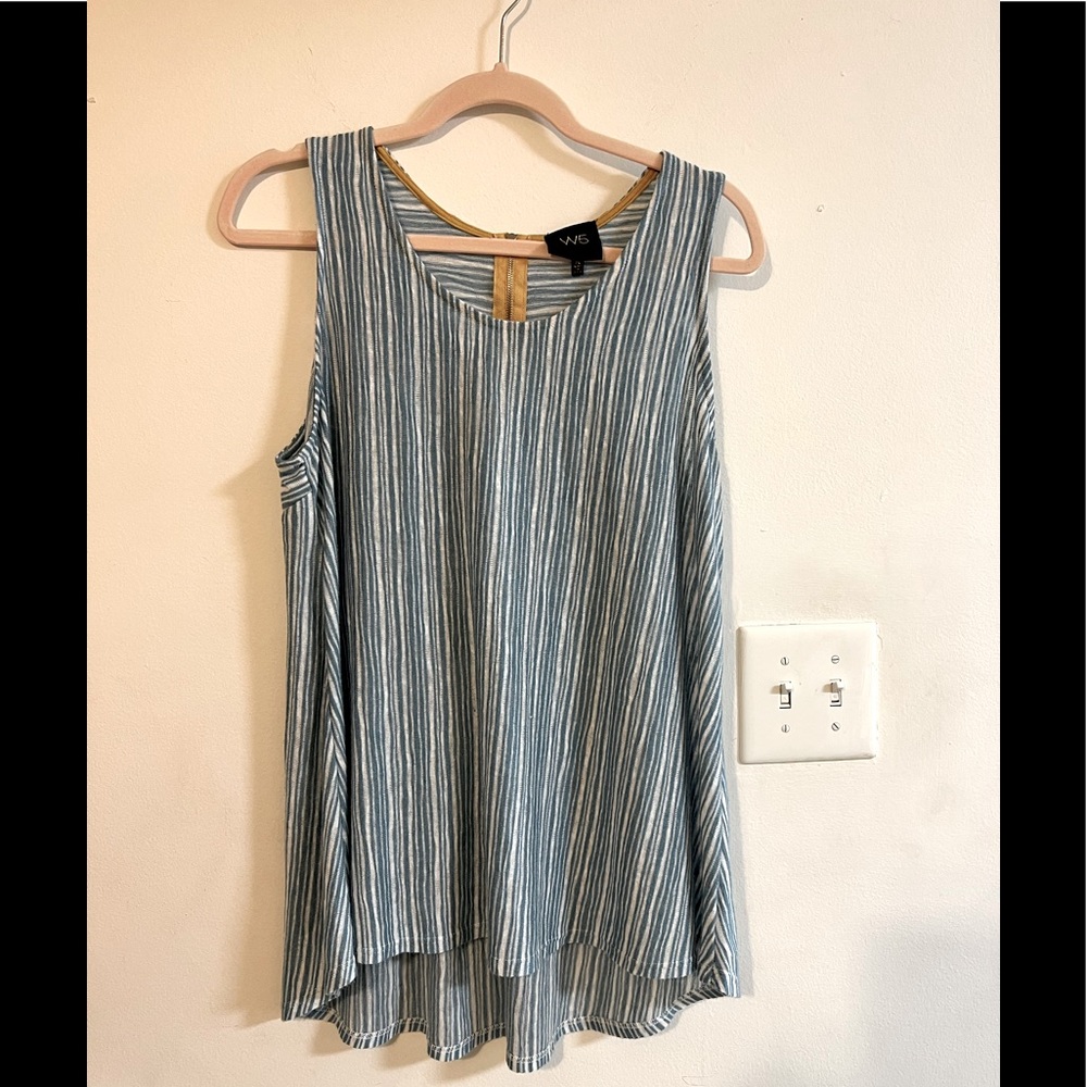 🧿 2/$23 DEAL🧿🦋☀️ Anthropologie W5 striped tank sleeveless  XL EUC